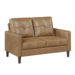Mor Furniture Living Room Sets|Lois Sofa & Loveseat In Camel Brown