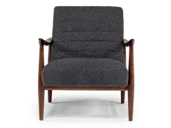 Mor Furniture Chairs|Louise Accent Chair In Sherpa Gray