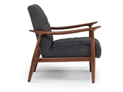 Mor Furniture Chairs|Louise Accent Chair In Sherpa Gray