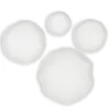 Mor Furniture Wall Art & Accents|Lucky Coins Wall Art In White, Set Of 4