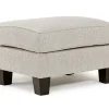 Mor Furniture Ottomans|Lucy Ottoman In Splash Linen
