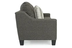 Mor Furniture Sleeper Sofas|Sofas|Lucy Queen Sleeper Sofa In Splash Charcoal