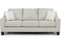 Mor Furniture Sleeper Sofas|Sofas|Lucy Queen Sleeper Sofa In Splash Charcoal