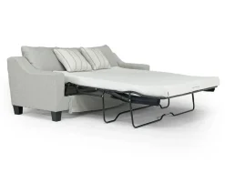 Mor Furniture Sleeper Sofas|Sofas|Lucy Queen Sleeper Sofa W/ Mattress In Splash Charcoal