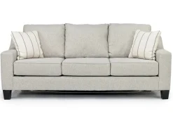 Mor Furniture Sleeper Sofas|Sofas|Lucy Queen Sleeper Sofa W/ Mattress In Splash Charcoal