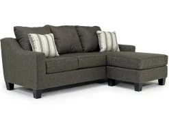 Mor Furniture Sofas|Lucy Reversible Sofa Chaise In Splash Charcoal