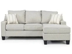 Mor Furniture Sofas|Lucy Reversible Sofa Chaise In Splash Charcoal
