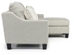 Mor Furniture Sofas|Lucy Reversible Sofa Chaise In Splash Charcoal