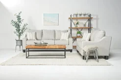 Mor Furniture Living Room Sets|Lucy Sofa & Loveseat In Splash Linen