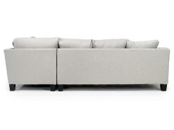 Mor Furniture Sleeper Sofas|Sectionals|Lucy Tux Queen Sleeper Sectional In Splash Linen, Right Facing