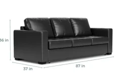 Mor Furniture Sleeper Sofas|Sofas|Luigi Queen Sleeper Sofa In Gray
