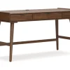 Mor Furniture Desks|Lyncott Office Desk In Brown