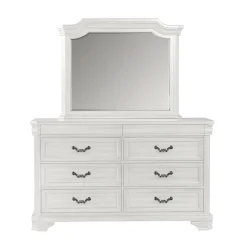 Mor Furniture Bedroom Mirrors|Lyndhurst Mirror In Vintage White