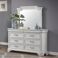 Mor Furniture Bedroom Mirrors|Lyndhurst Mirror In Vintage White