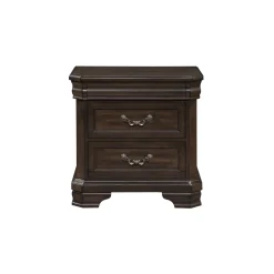 Mor Furniture Bedroom Sets|Lyndhurst Sleigh Bed W/ Storage, Dresser, Mirror & Nightstand In Vintage White, Queen