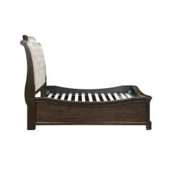 Mor Furniture Storage Beds|Beds|Lyndhurst Sleigh Bed W/ Storage In Vintage White, Queen