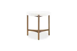 Mor Furniture Sofa & End Tables|Lyon End Table In Ivory