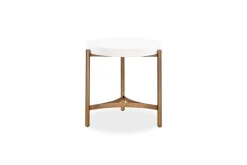 Mor Furniture Sofa & End Tables|Lyon End Table In Ivory