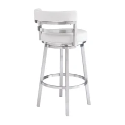 Mor Furniture Barstools|Madrid Swivel Barstool In Gray