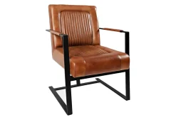 Mor Furniture Chairs|Maguire Accent Saddle Chair In Brown Leather