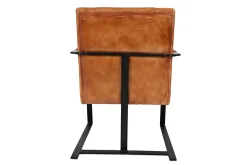 Mor Furniture Chairs|Maguire Accent Saddle Chair In Brown Leather