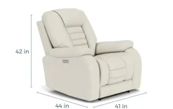 Mor Furniture Recliners|Malibu 3 Power Recliner In Leather Chocolate