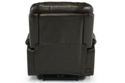 Mor Furniture Recliners|Malibu 3 Power Recliner In Leather Chocolate