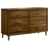 Mor Furniture Dressers & Chests|Malibu Dresser In Walnut