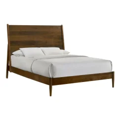 Mor Furniture Beds|Malibu Panel Bed In Walnut, Twin