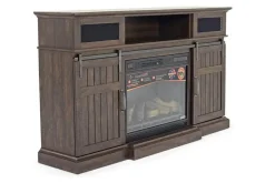 Mor Furniture Fireplace Tv Stands|Fireplaces|Manning Bluetooth Console W/ Fireplace Insert In White, 68 Inch
