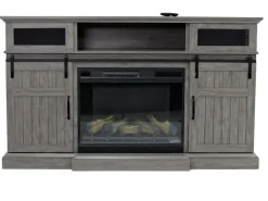 Mor Furniture Fireplace Tv Stands|Fireplaces|Manning Bluetooth Console W/ Fireplace Insert In White, 68 Inch