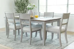 Mor Furniture Seating For 6|Dining Room Sets|Mariana Dining Table & 6 Chairs In Vintage Mocha
