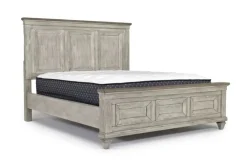 Mor Furniture Beds|Mariana Panel Bed In Vintage Creme, Queen