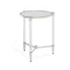 Mor Furniture Sofa & End Tables|Marilyn End Table In Glass/Acrylic/Polished Stainless Steel