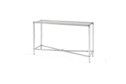 Mor Furniture Sofa & End Tables|Marilyn Sofa Table In Glass/Acrylic/Polished Stainless Steel