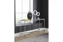 Mor Furniture Sofa & End Tables|Marilyn Sofa Table In Glass/Acrylic/Polished Stainless Steel