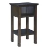 Mor Furniture Accent Tables|Marnville Accent Table W/ Usb Charger In Espresso