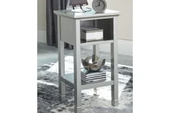 Mor Furniture Accent Tables|Marnville Accent Table W/ Usb Charger In Espresso