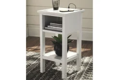 Mor Furniture Accent Tables|Marnville Accent Table W/ Usb Charger In Espresso
