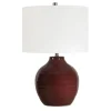 Mor Furniture Shop All Lighting & Lamps|Office Lighting|Marron Table Lamp In Maroon