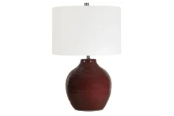 Mor Furniture Shop All Lighting & Lamps|Office Lighting|Marron Table Lamp In Maroon