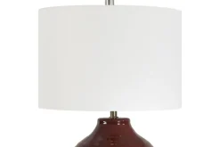 Mor Furniture Shop All Lighting & Lamps|Office Lighting|Marron Table Lamp In Maroon
