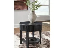 Mor Furniture Sofa & End Tables|Marstream End Table In Charcoal Black