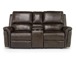 Mor Furniture Reclining Loveseats|Reclining Sofas|Martina 2 Power Loveseat In Dark Brown