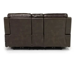 Mor Furniture Reclining Loveseats|Reclining Sofas|Martina 2 Power Loveseat In Dark Brown