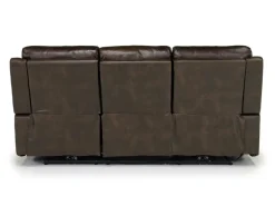 Mor Furniture Living Room Sets|Martina 2 Power Sofa & Loveseat In Dark Brown