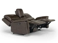 Mor Furniture Reclining Loveseats|Reclining Sofas|Martina Reclining Loveseat In Dark Brown