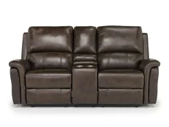 Mor Furniture Reclining Loveseats|Reclining Sofas|Martina Reclining Loveseat In Dark Brown