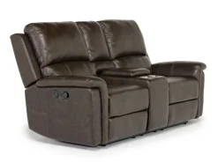 Mor Furniture Reclining Sofas|Living Room Sets|Martina Reclining Sofa & Loveseat In Dark Brown