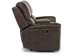 Mor Furniture Reclining Sofas|Living Room Sets|Martina Reclining Sofa & Loveseat In Dark Brown